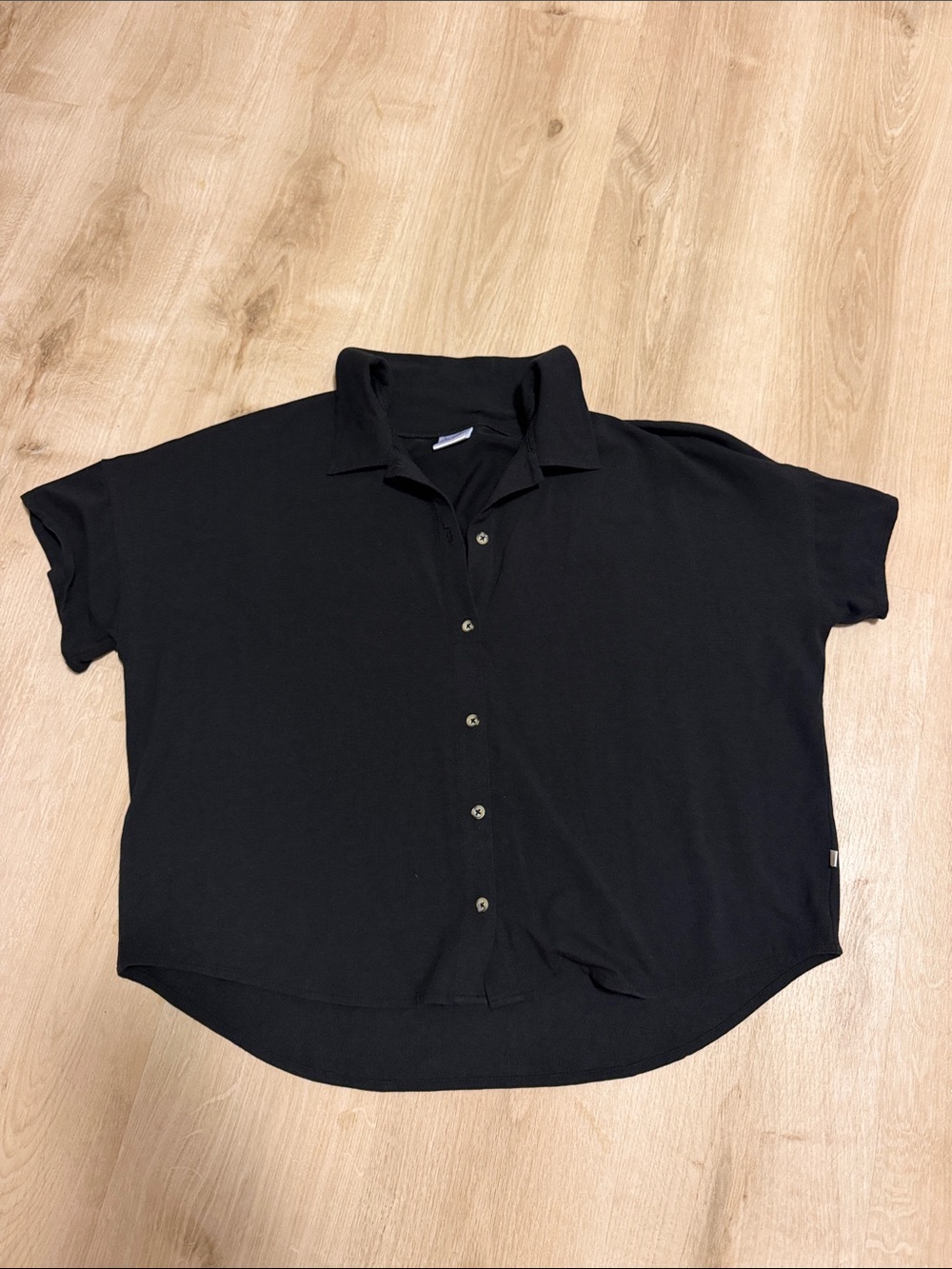 Jax & Lennon Ladies Short Sleeve Button Down